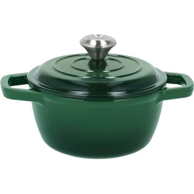 SILVERCREST Gietijzeren pan, Ø16 cm (Groen)
