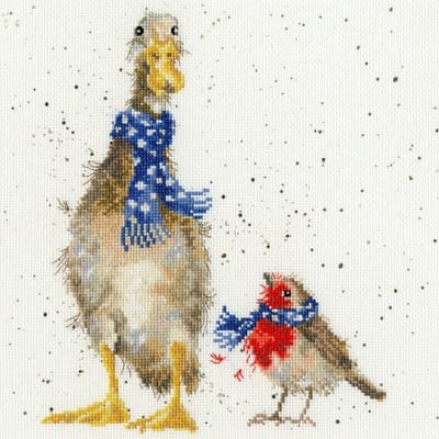 Hannah Dale Christmas Scarves borduren (pakket)