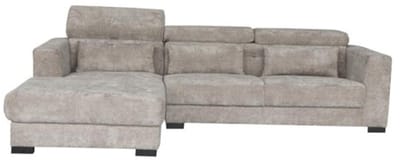 Tower Living Brighton Chaise L + 3-AR - fabric XS85 17 Taupe