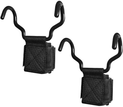 Dailygoods- Gewichtheffen Haken Heavy Duty - Polsbanden - Antislip Rubber - Ergonomisch Ontwerp - Draagvermogen - Versterkte Stabiliteit - Lifting Straps