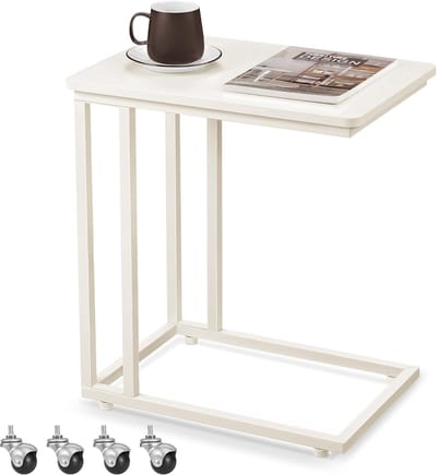 Bedtafeltje met Wielen - Bedleestafel - Laptoptafel voor op Bed - Bedmeubel