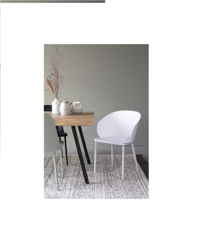 ANLI STYLE CHAIR GIGI ALL WHITE