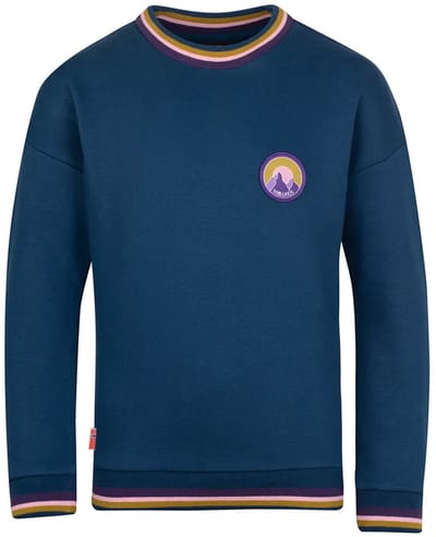 Trollkids Senja Sweatshirt Blauw 128 cm Meisjes