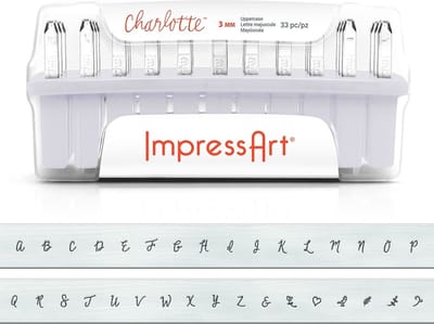 Impressart Charlotte, luxe, Hoofdletters, 3 mm