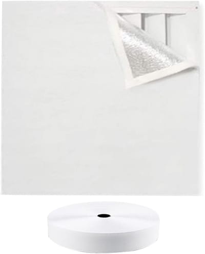 Zolder Isolatieafdekking - Ventilatorluik Afdekking - Temperatuur Controle - Magneetstrip Bevestiging - 129x95cm