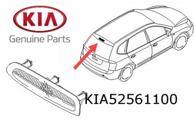 Kia Carens II derde remlicht Origineel! 927001D000