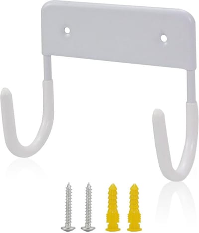 Candala Strijkplank Hanger Wandmontage Strijkplank Houder Organizer Wandrek voor Wasruimtes Opbergrek Opknoping Plank Hanger (Wit)
