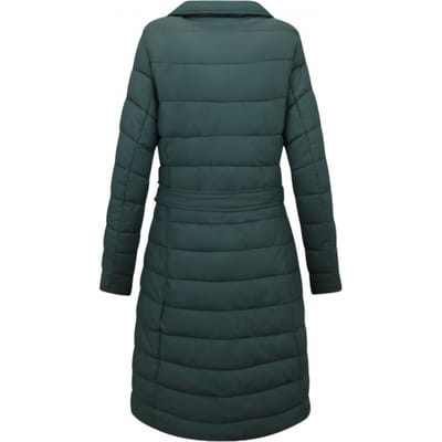 Puffer Jas Dames - Lange Winterjas Dames - 7921 - Groene Jas Dames