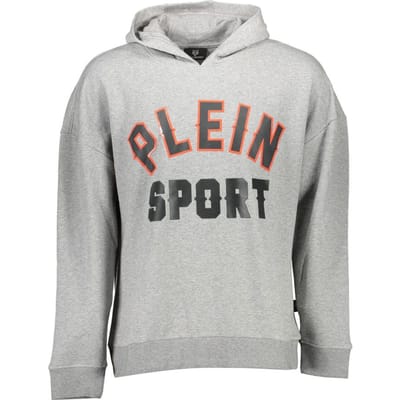 Plein Sport Grigio Katoenen Heren Sweatshirt