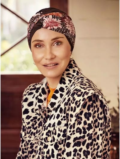shakti turban - w/printed headband - christine headwear