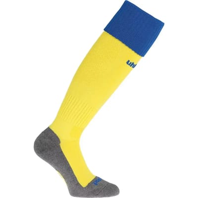 Uhlsport Club Voetbalkousen - Geel / Royal | Maat: 28-32