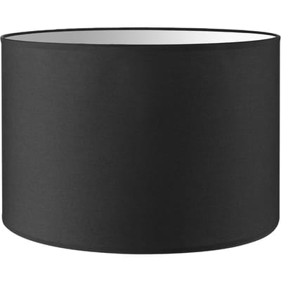 Home Sweet Home Lampenkap Bling cilinder - van stof - zwart - Moderne stoffen Lampenkap - 30/30/20cm - E27 lamphouder - voor tafellamp, vloerlamp