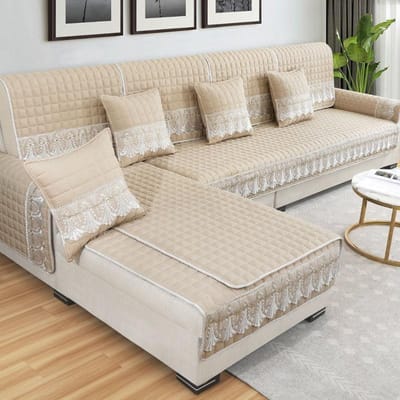 Geruite antislip bankhoes beschermer chaise vier seizoenen universele stretch hoekbank kussen handdoek 1/2/3/4-zits bank Cojines 90x240cm 1piece