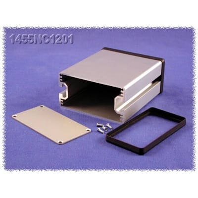Hammond Electronics 1455NC1201 Universele behuizing 120 x 103 x 53 Aluminium Natuur 1 stuk(s)