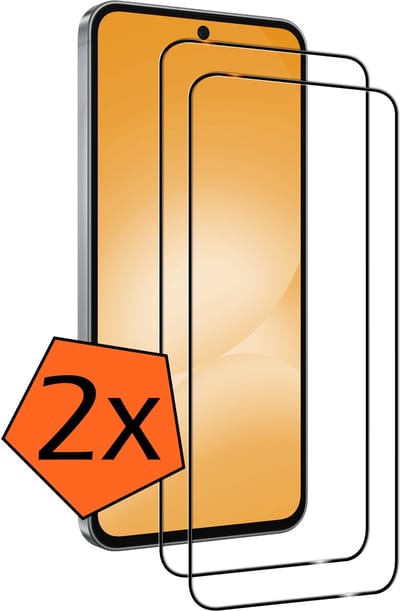 Screenprotector - 2 Stuks - Geschikt voor Samsung Galaxy A56 - Full Cover - Gehard Glas - Beschermglas - Tempered Glass - Screen Protector