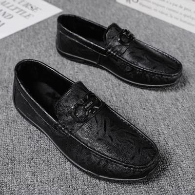 Herenschoenen Loafers Nieuwe Lente & Herfst Comfortabele Heren Flats Mode Schoenen Heren Mocassins Heren Schoenen Heren Casual Schoenen 42 black