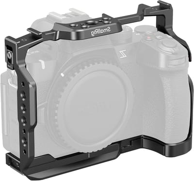 Aluminium Camera Cage voor Nikon Z50 II met Koude Schoen, NATO Rail en Snelle Ontgrendeling voor Stabiliteit en Accessoires