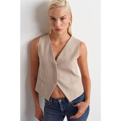Crop Knop Vest