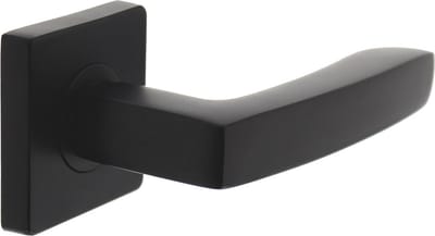 Intersteel Deurkruk Minos op vierkant rozet mat zwart