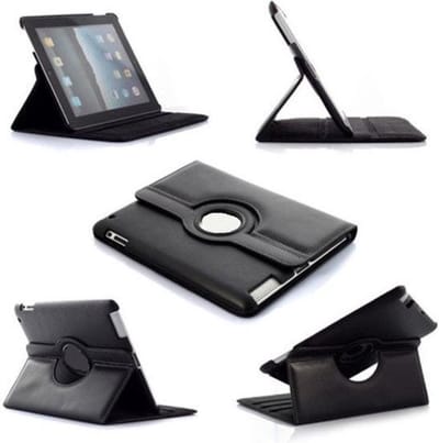 iPad Pro 2018 Hoesje - 11 inch - Draaibare Tablet Case Beschermhoes Zwart
