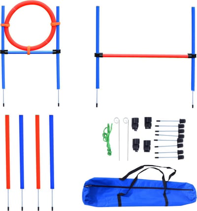 Honden train set - Honden training - Rood/Blauw