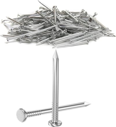 Stalen Spijkers - Metaal Nagels - Bevestigen in Hout - Roestvrij Staal - 20 mm 50 Stuks - Zilver