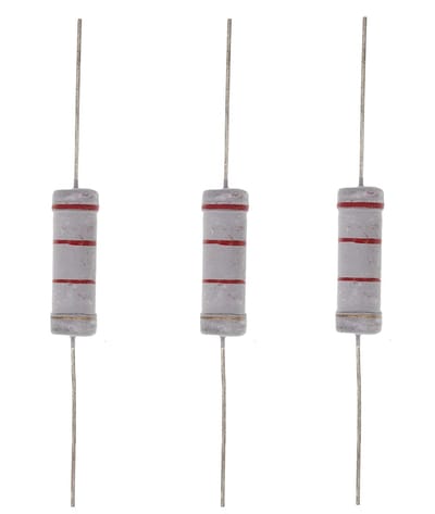 Weerstanden Metaaloxide - Elektronische Componenten - Circuit Ontwerp - 5 Watt Vermogen - 2K2 Ohm 5%