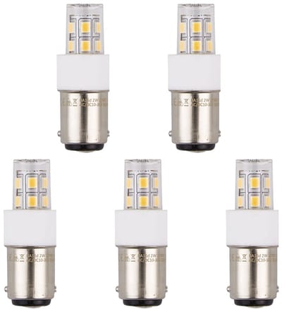 SPL Ba15d LED Lamp 2W - Neutraal Wit - 200lm - LED Buislamp T17 - 5 Stuks