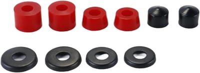 Skateboard Bussen Set - Onderdelen PU - Skateboard Onderhoud - Hoge Veerkracht - 10 Stuks - Rood