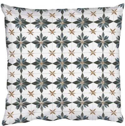 Sierkussens - Kussentjes Woonkamer - 50x50 cm - Sierlijk - Ornament - Blauw