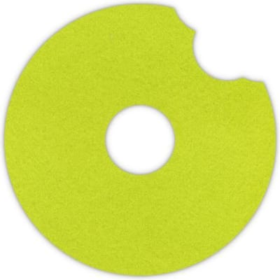 Donut vilt onderzetter - Lichtgroen - 6 stuks - ø 9,5 cm Rond - Glas onderzetter - Cadeau - Woondecoratie - Woonkamer - Tafelbescherming - Onderzetters Voor Glazen - Keukenbenodigdheden - Woonaccessoires - Tafelaccessoires