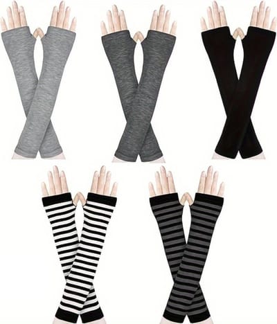 Bovista Armstukken - Armwarmers Heren & Dames - Polswarmers - Duimopening - 5 stuks