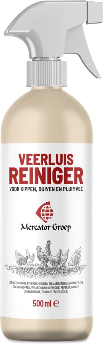 Mercator-groep Veerluis Reiniger - Kippen Sprayflacon - 500 ml - Effectieve Ongediertebestrijding