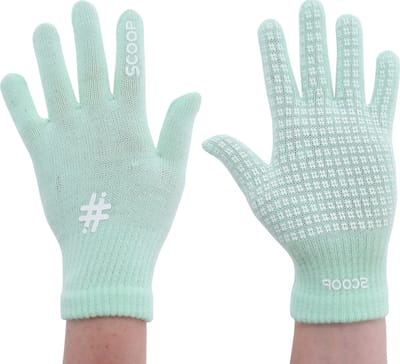 SCOOP Junior Hockey Handschoenen Winter - Mint - Full Finger - S
