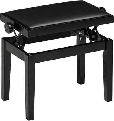 HOMCOM Pianokruk met antislip voetkussentjes F12-009V00