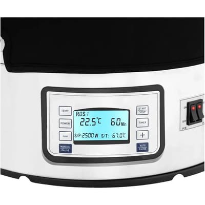 Royal Catering Brouwketel met isolatie - 40 L - 2500 W - 10 - 100 °C - RVS - LCD display - Timer 10012888