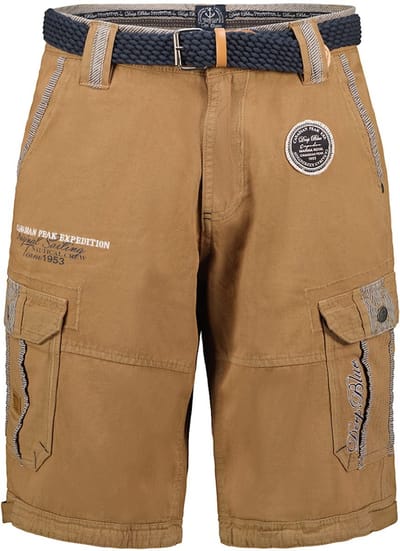 Canadian Peak Heren Bermuda Met Riem Pailletteak Beige - L