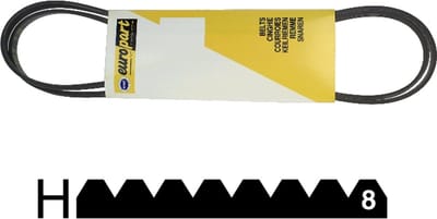 UNIVERSEEL - SNAAR POLY-V 1860 H8 ELASTISCH - 90446634