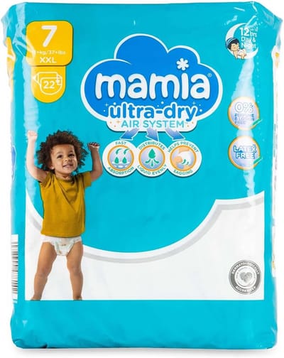 Luiers Maat 7 (XXL) - Ultra Droge Lucht Systeem, 22 Pack