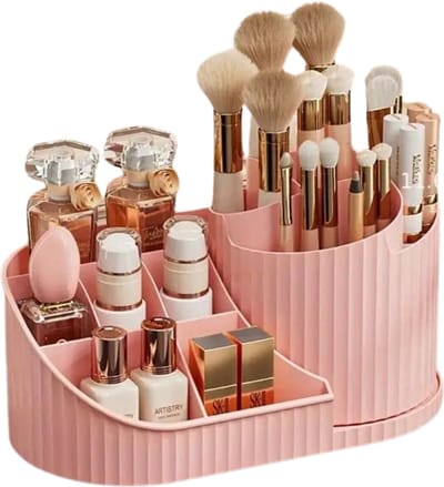 Bovista make Up Organizer - Koffer - Tas - Makeup - Lades - Skincare - Cosmetica - Roze