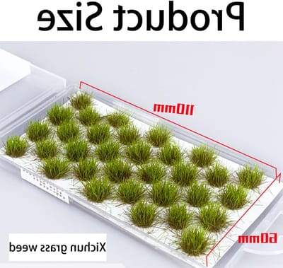 Realistische Grasmat voor Modelbouw - Static Grass Tufts voor Diorama's en Spoorwegmodellen in Lente, Zomer, Herfst en Winter