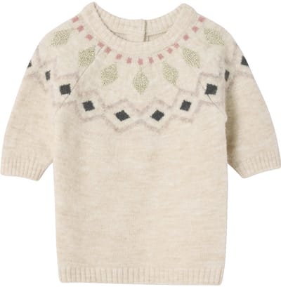 Vertbaudet Gebreide jacquard jurk baby