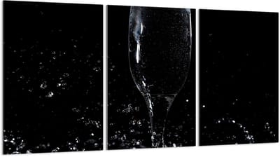 TMK ArtDeko Serie - Glazen Beschermplaat voor Fornuis - 3x30x52 cm - Hittebestendig - Veelkleurige Grafiek