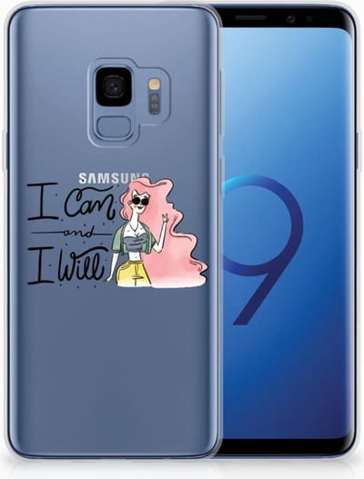 Samsung Galaxy S9 Telefoonhoesje met Naam i Can