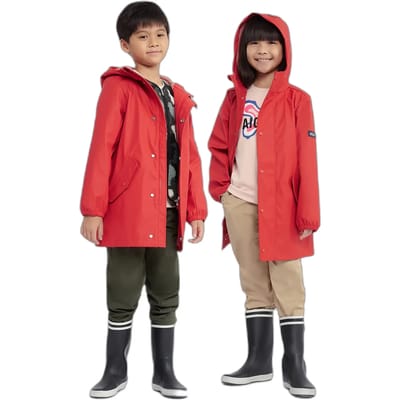 Iconische waterdichte gewaxte jas voor kinderen Aigle