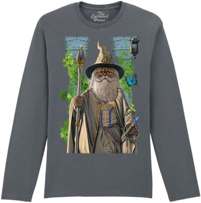 Lord of the Rings parody Catdalf The White The Coloured House Longsleeve T-shirt XL
