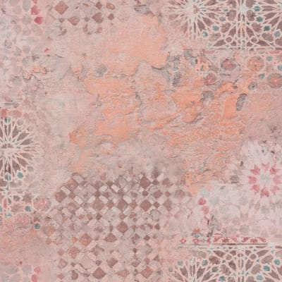 Grafisch behang Profhome 378582-GU vliesbehang licht gestructureerd design mat oranje beige rood 5,33 m2