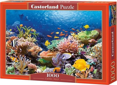 Castorland Coral Reef Fishes – Puzzel – 1.000 stukjes – Satijnen afwerking – Perfecte pasvorm – Europese kwaliteit