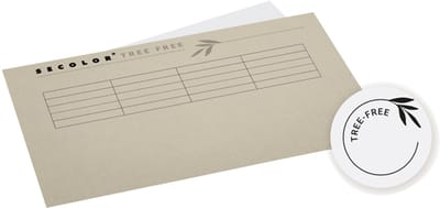 Vouwmap djois tree-free folio gelijk 226gr bruin | 250 stuks
