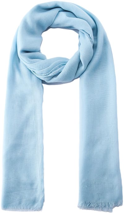 Emilie scarves - sjaal - lichtblauw - basic sjaal - omslagdoek - lang - 200X90CM - viscose